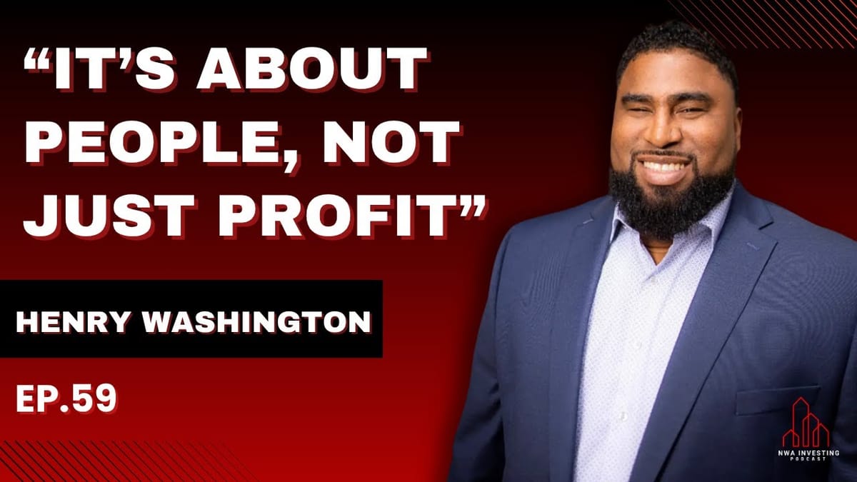 EP. 59: Scaling Real Estate: Henry Washington's Portfolio Journey - Part 2
